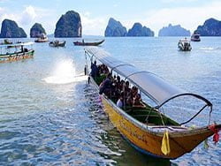 เช่าเรือหางยาว-ราคาถูก-เที่ยวอ่าวพังงา