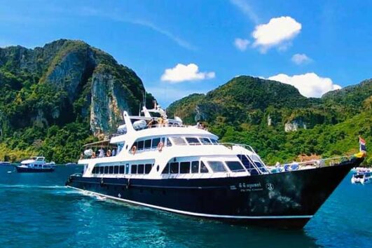 ทัวร์เกาะพีพี เรือเฟอร์รี่ เรือใหญ่ ภูเก็ต พีพีครุยเซอร์