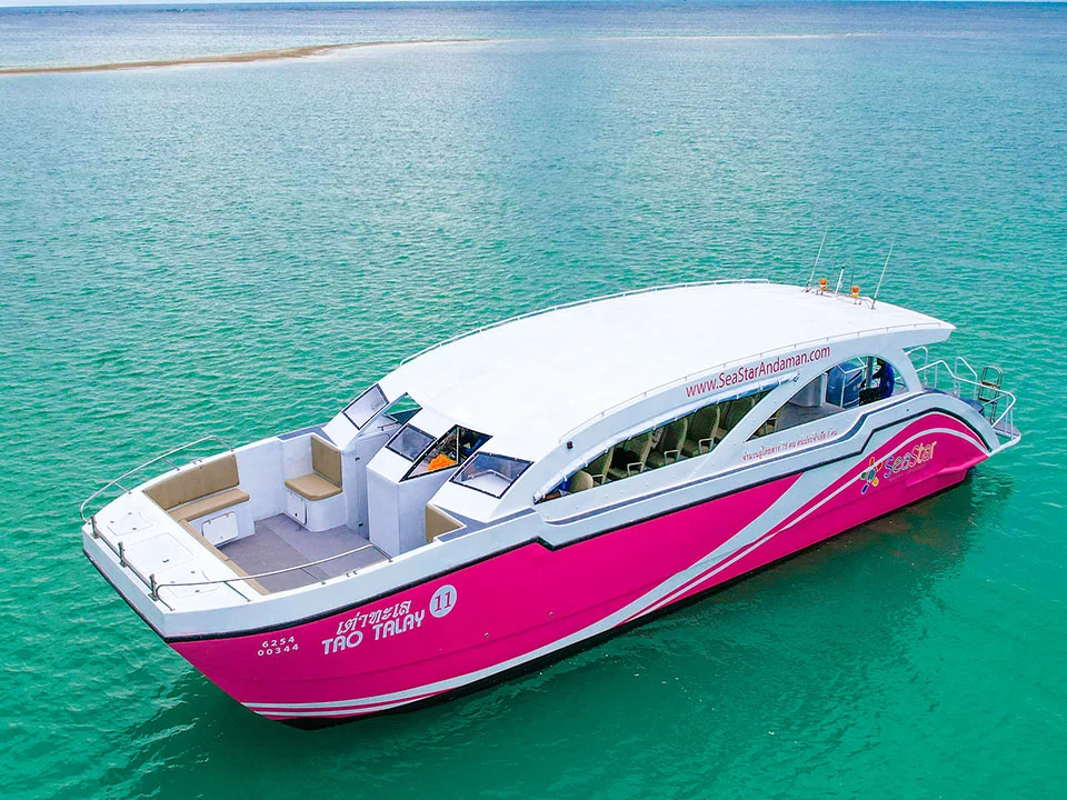 ทัวร์เกาะราชาน้อย-ราชาใหญ่-เกาะไม้ท่อน-เรือสปีดโบ๊ท-Catamaran