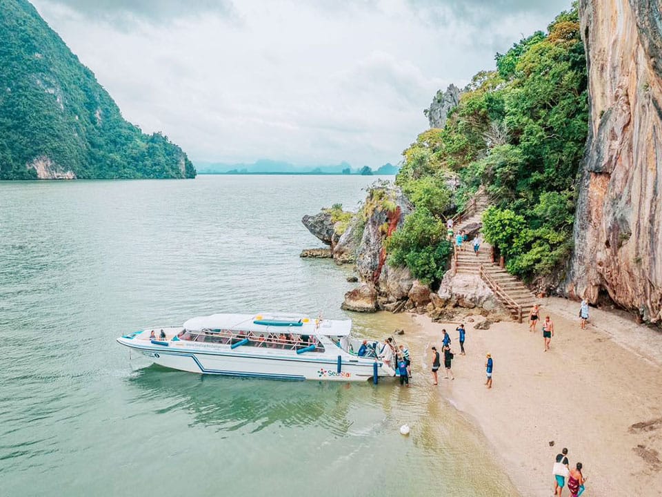 ภูเก็ต-เรือสปีดโบ็ท-อ่าวพังงา-ปันหยี-พายแคนู-James-Bond