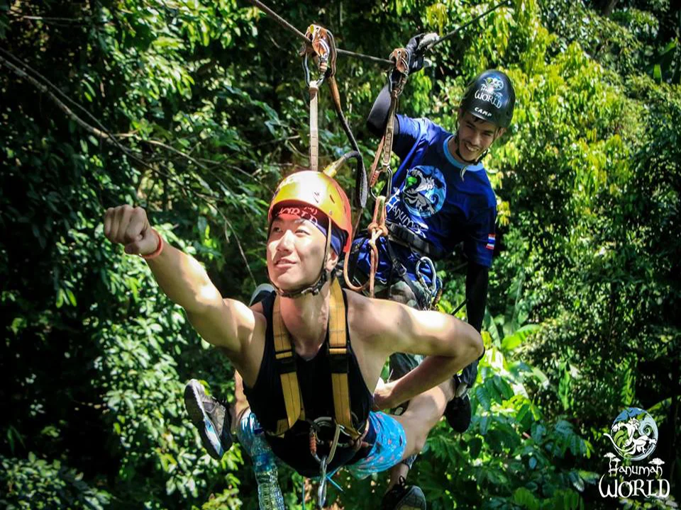 โหนสลิง-ซิปไลน์-หนุมาน-zipline-hanuman-world-Phuket-3