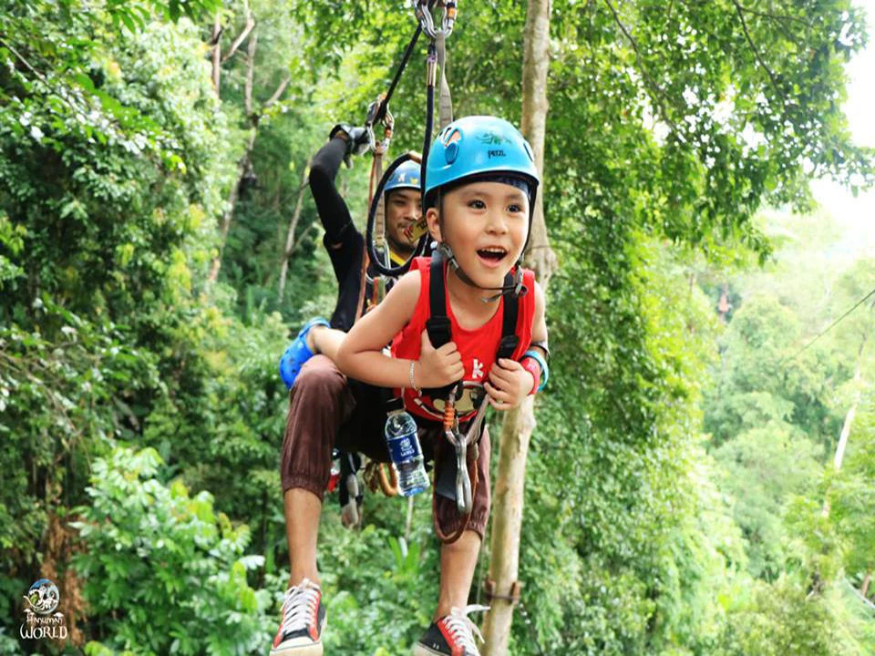 โหนสลิง-ซิปไลน์-หนุมาน-zipline-hanuman-world-Phuket-4