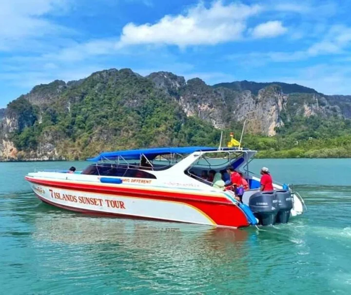 ซันเซ็ท-ดินเนอร์-ทัวร์-7-เกาะ-เรือสปีดโบ๊ท-กระบี่