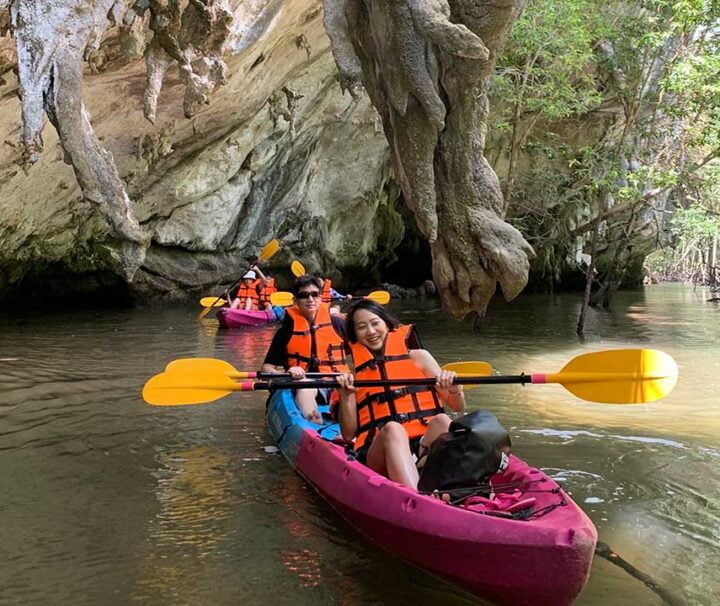 อ่าวท่าเลน-พายเรือคายัค-ชมป่าโกงกาง-กระบี่