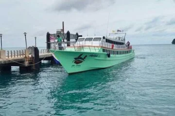 เรือใหญ่-เรือโดยสาร-กระบี่-เกาะพีพี
