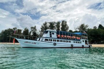 เรือไม้ลำใหญ่-ทัวร์อ่าวพังงา-พายแคนู-เกาะพนัก-เกาะห้อง-เขาตะปู-เกาะนาคา