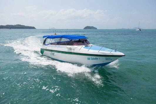 เรือโดยสารสปีดโบ๊ท ท่าเรืออ่าวปอ แกรนด์ มารีน่า-เกาะพีพี-แหลมตง