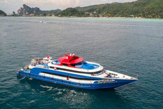 กระบี่-คลองจิหลาด-เรือเฟอร์รี่-เรือใหญ่-โดยสารเกาะพีพี