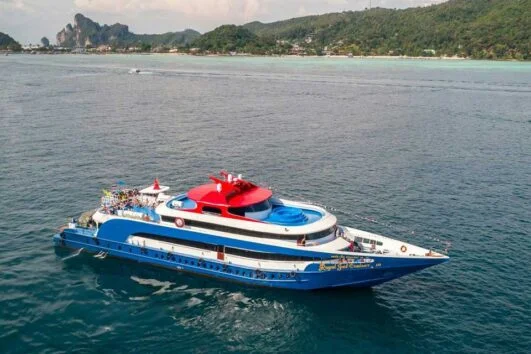 กระบี่-คลองจิหลาด-เรือเฟอร์รี่-เรือใหญ่-โดยสารเกาะพีพี