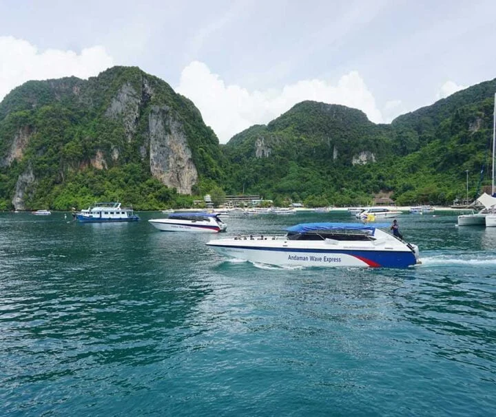 เรือสปีดโบ๊ทข้ามฟาก-คลองจิหลาด-ไปเกาะพีพี
