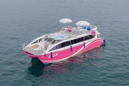 ทัวร์วันเดย์ เกาะพีพี อ่าวมาหยา - เกาะไผ่ เรือคาตามารัน 2 ชั้น SeaStar