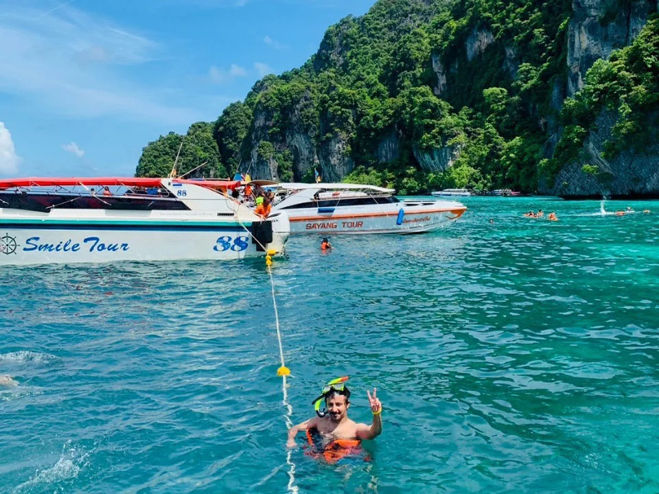 เกาะพีพี-กระบี่-ภูเก็ต-เรือสปีดโบ็ท-ครึ่งวันบ่าย