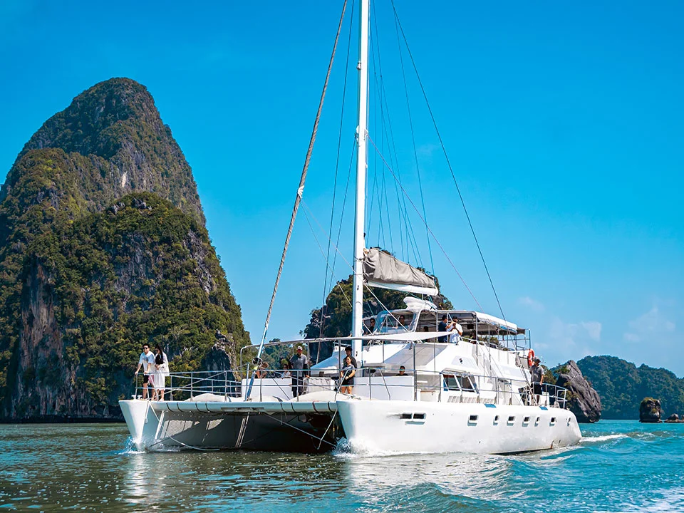 ภูเก็ต-ล่องเรือยอร์ช-คาตามารัน-อ่าวพังงา-เจมส์บอนด์-หาดปาล์ม-บีช-12