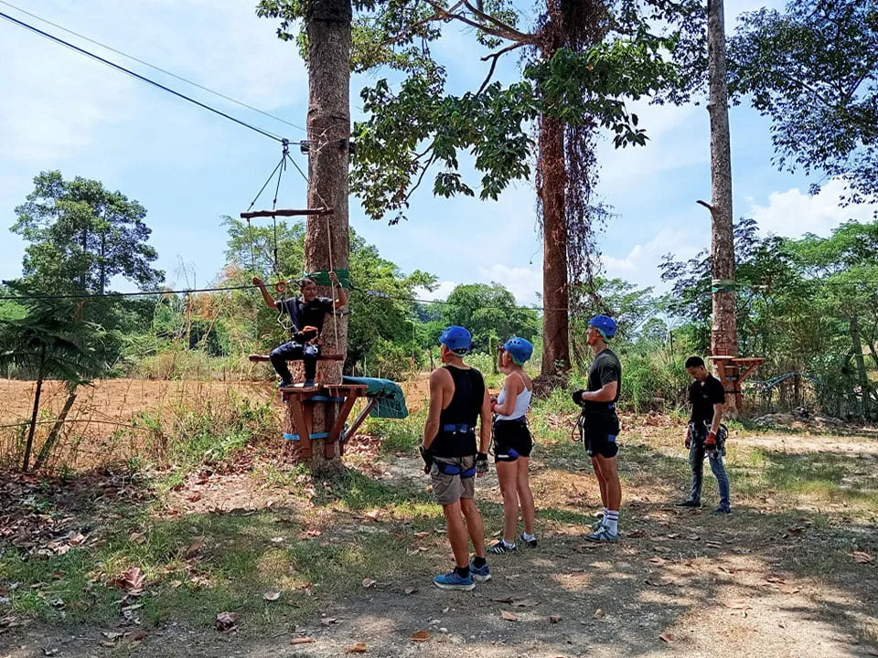 กระบี่-ซิปไลน์-โหนสลิง-ไต่เชือก-Ecological-Park-Tree-Top-Adventure-9
