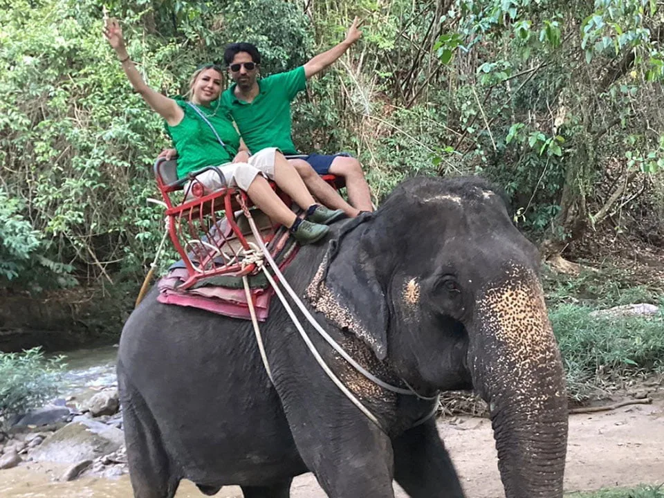 กระบี่-ทัวร์ล่องแพไม้ไผ่-Bamboo-Rafting-นั่งช้าง-อาบน้ำช้าง-3