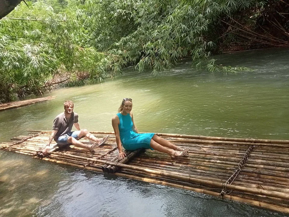 กระบี่-ทัวร์ล่องแพไม้ไผ่-Bamboo-Rafting-อาบน้ำช้าง-นั่งช้าง-ขับเอทีวี-9