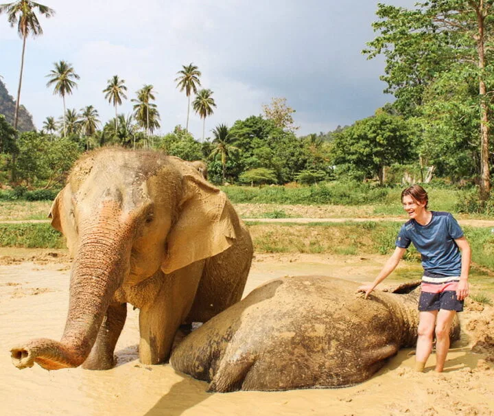 กระบี่-อ่าวนาง-ทัวร์ครึ่งวันปางช้าง-Aonang-Elephant-Sanctuary-2