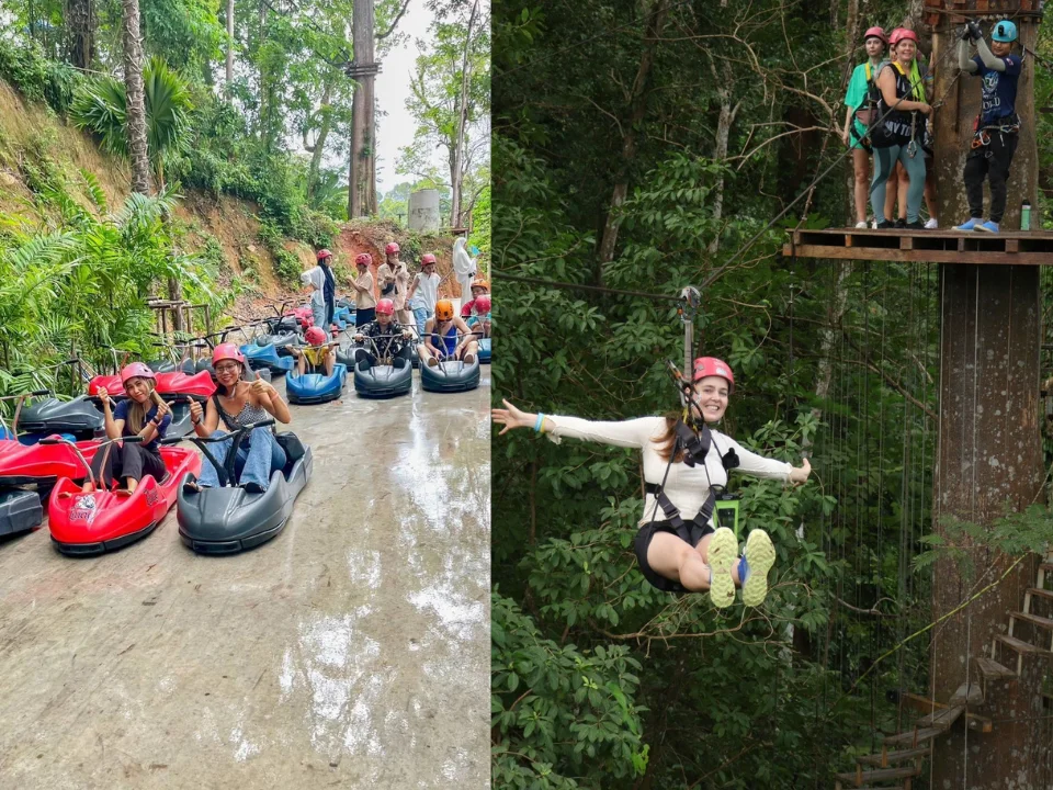 ภูเก็ต กิจกรรมเครื่องเล่นลูจ Luge-ซิปไลน์ Hanuman World-2