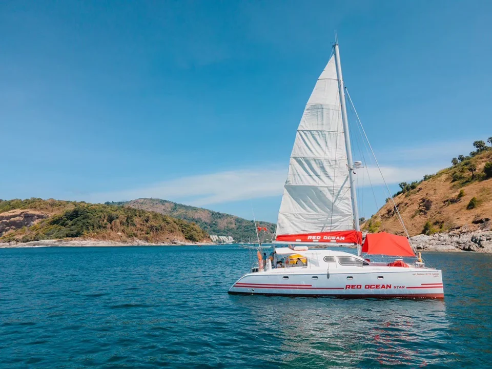ล่องเรือพรีเมี่ยม-เกาะราชา-เกาะเฮ-เรือยอร์ชคาตามารัน-sunset-11