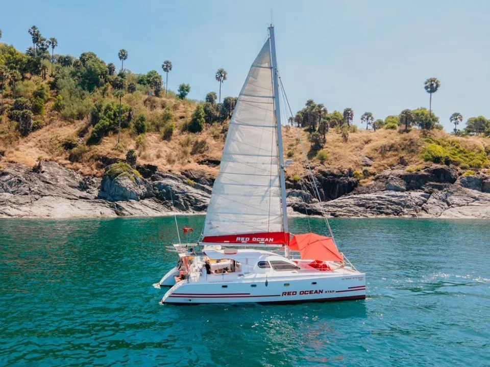 ล่องเรือพรีเมี่ยม-เกาะราชา-เกาะเฮ-เรือยอร์ชคาตามารัน-sunset-17