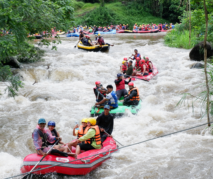 เขาหลัก-พังงา-ทัวร์ล่องแก่ง-Rafting-สองแพรก-วัดถ้ำลิง-โหนสลิง