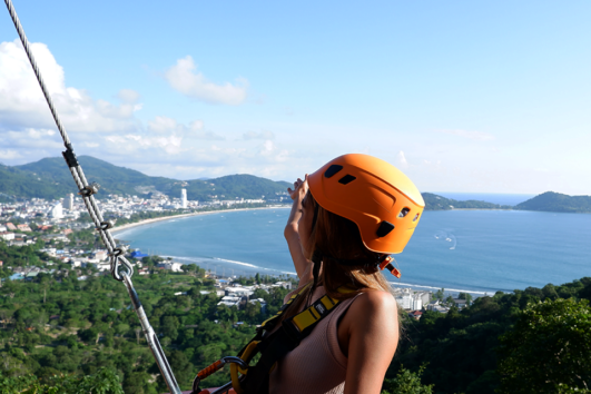 ทัวร์โหนสลิง ป่าตอง ซิปไลน์ เอราวัณ Erawan Patong Seaview Zipline