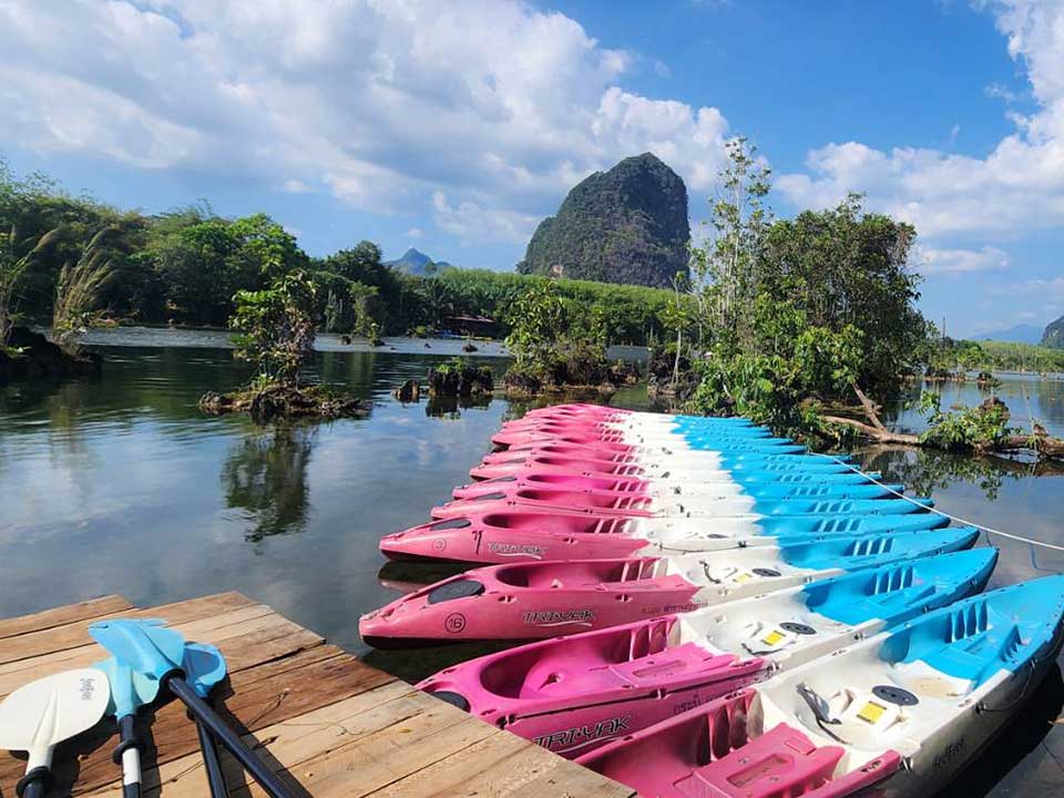 กระบี่-พายเรือคายัค-ครึ่งวันบ่าย-คลองน้ำใส-คลองหรูด