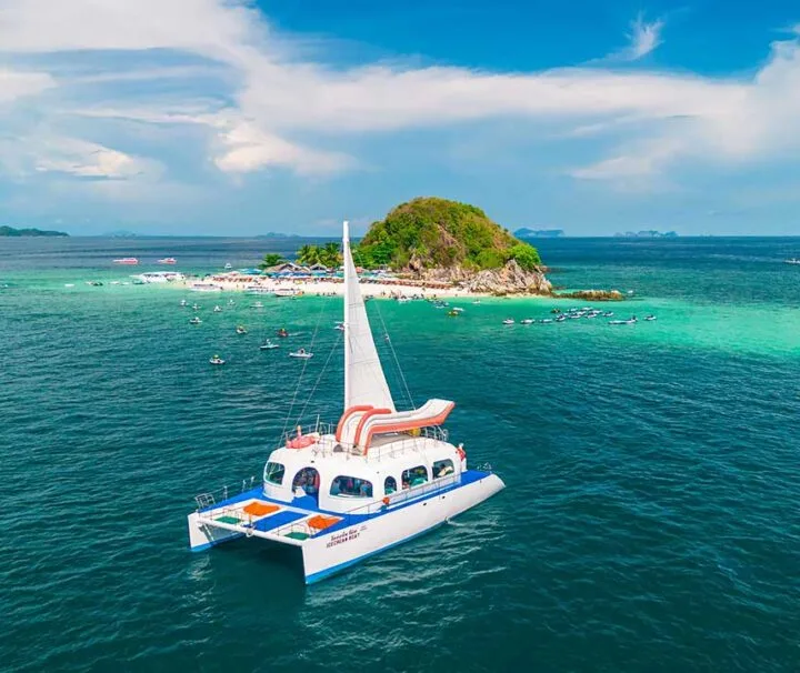 ทัวร์รอบบ่าย-เกาะไม้ท่อน-เกาะไข่-ซันเซ็ท-Sunset-Power-Catamaran