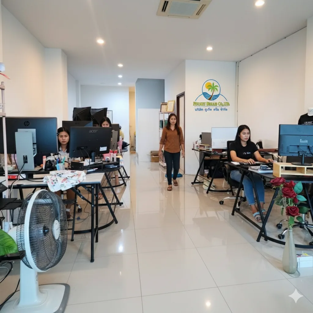 ภายในสำนักงาน Phuket Dream Company