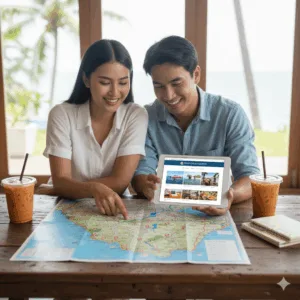 คู่รักไทย-วางแผน-ทัวร์ภูเก็ต-แผนที่