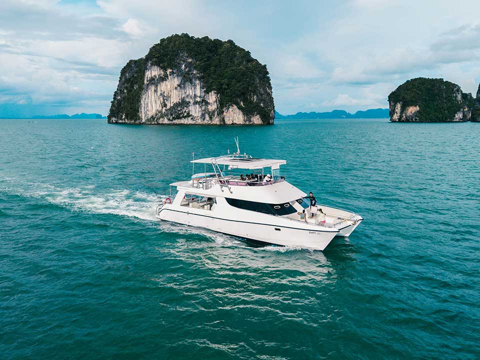 ภูเก็ต-ทัวร์อ่าวพังงา-พายแคนู-ซันเซ็ท-เกาะไม้ท่อน-Yacht-Catamaran-5