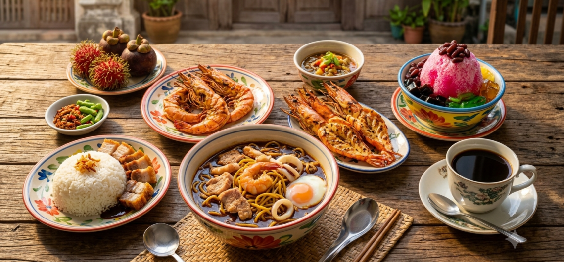 ร้านอาหารอร่อยภูเก็ต คนไทย ต้องลอง — หมี่ฮกเกี้ยน ซีฟู้ดสด และของกินพื้นเมืองที่คนภูเก็ตกินจริงทุกวัน