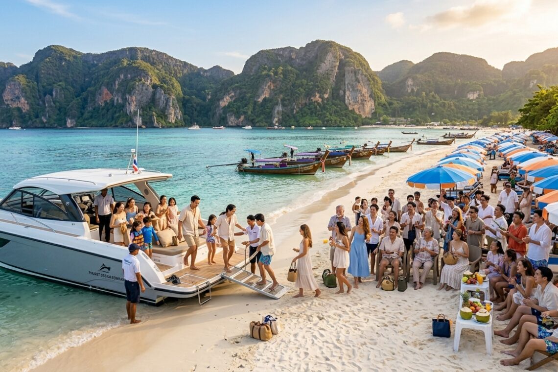 ทริปหมู่คณะภูเก็ต จัดกรุ๊ปใหญ่ 30 คนขึ้นไป บนชายหาดทะเลสีฟ้าใส